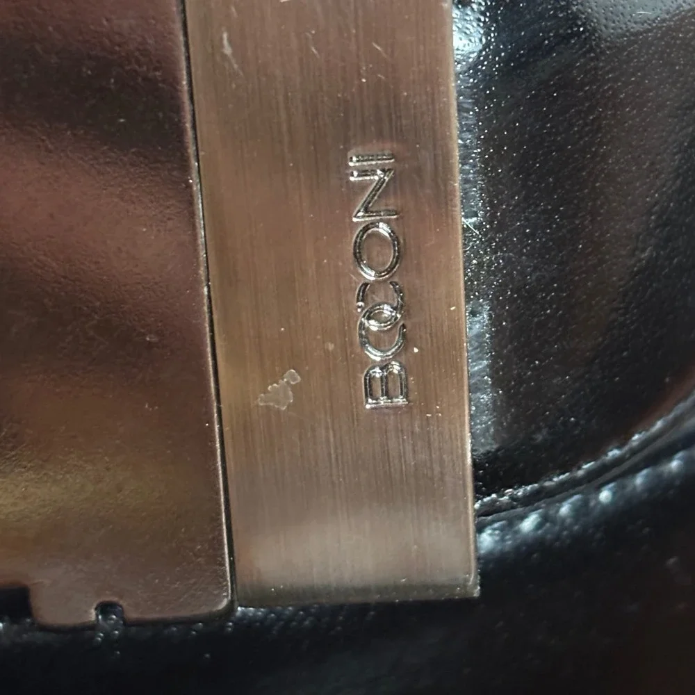 Boconi Mens Reversible Leather Belt Black Brown‎ Gunmetal Buckle 36 34032L-975